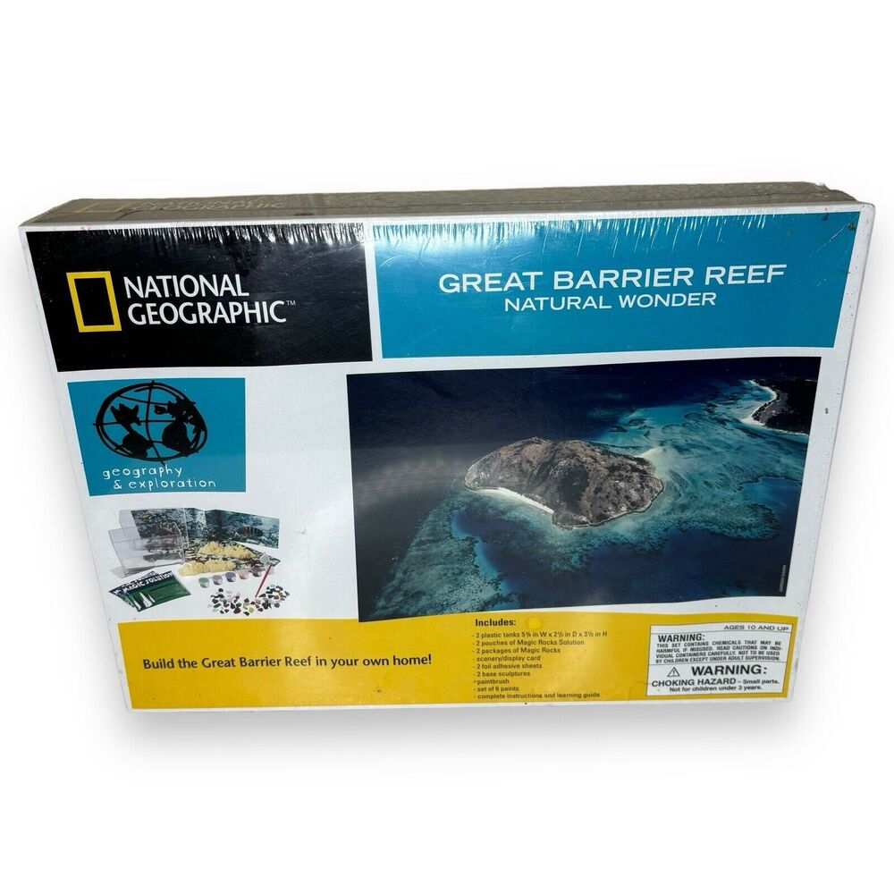 New National Geographic Great Barrier Reef Natural Wonder Model Kit Sealed